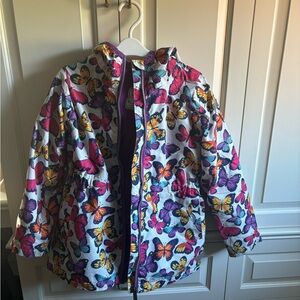 Hatley Multicolor Butterfly Raincoat